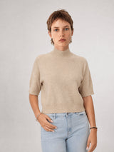 Pull col montant manches courtes YF570117