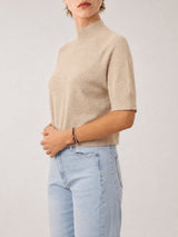 Pull col montant manches courtes YF570117