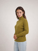 Pull maille douce col roulé à manches raglan – YF570717