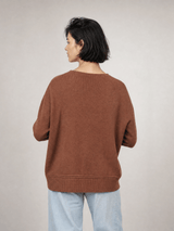 Pull col V côtelé YF570719