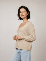 Gilet col V boutonné YF570990