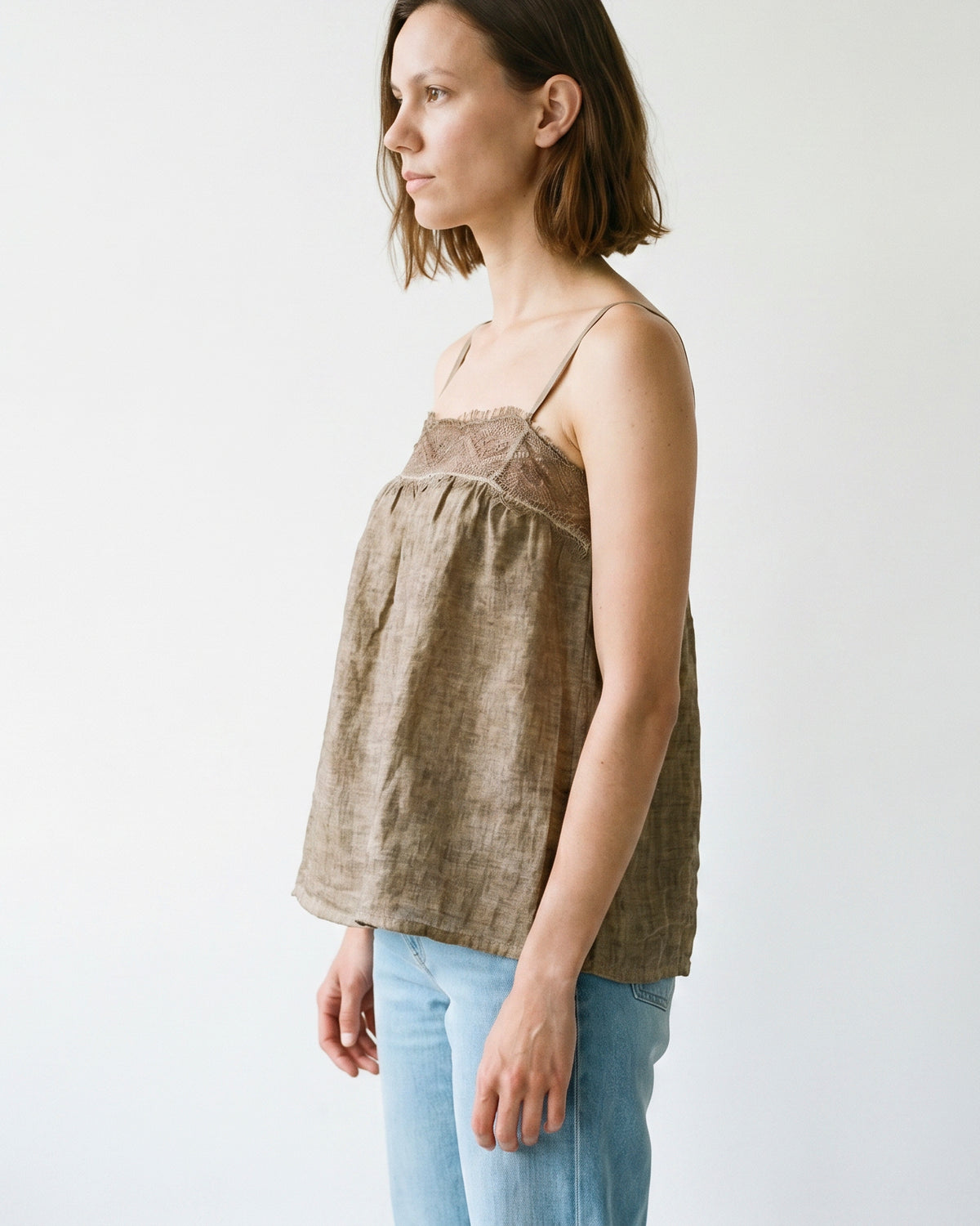 Ysw86815 linen tank top