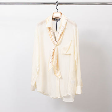 Chemise fluide à foulard intégré - BCR02606