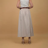High-waisted flared maxi skirt TDM19323-6