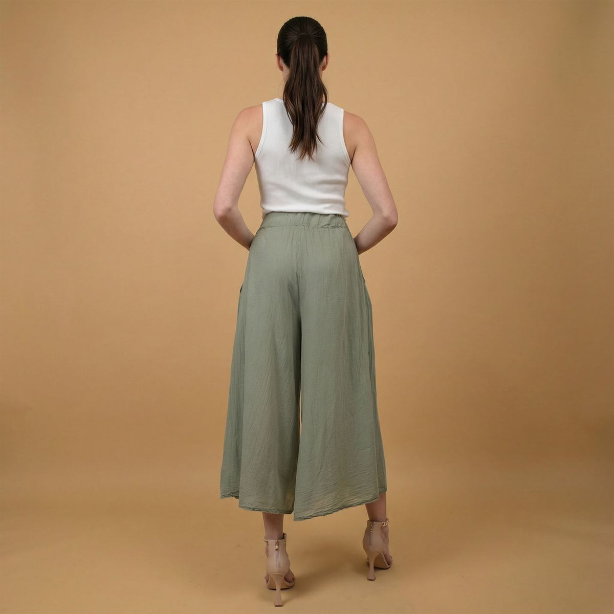 Pantalon ample en coton taille unique  db14576