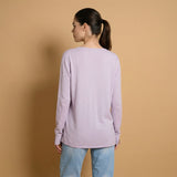 Fine knit sweater V-neck long sleeves YF12018 