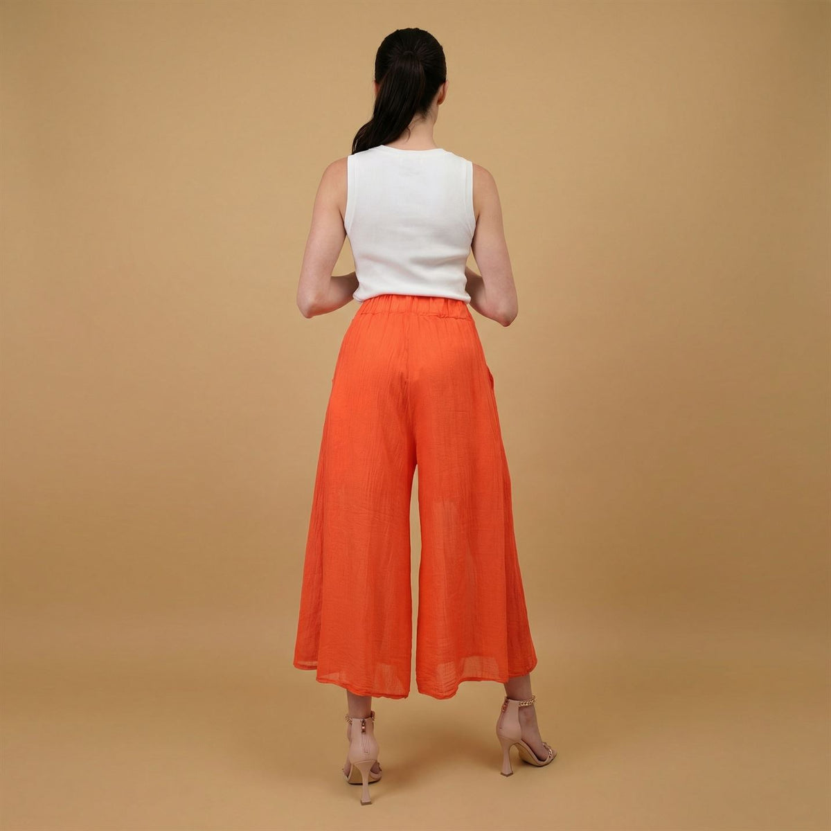 Pantalon ample en coton taille unique  db14576