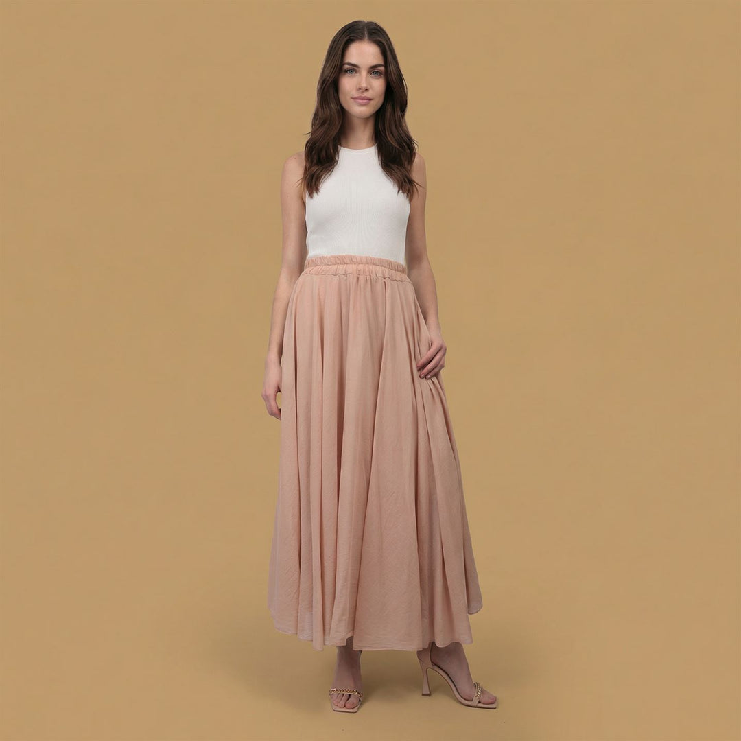 Long cotton voile skirt – DB75152