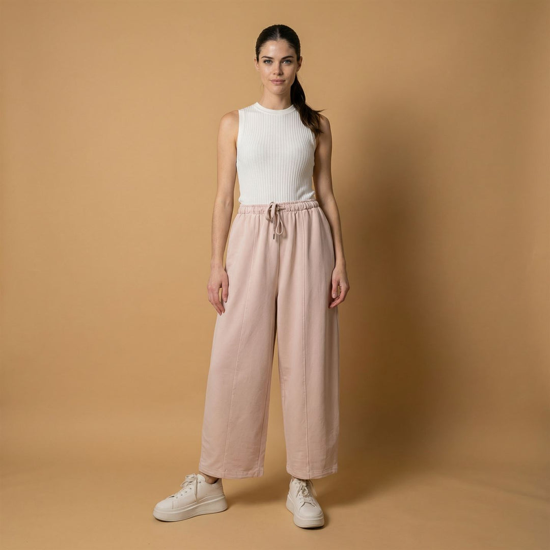 Pantalon large taille élastiquée - CVA825699