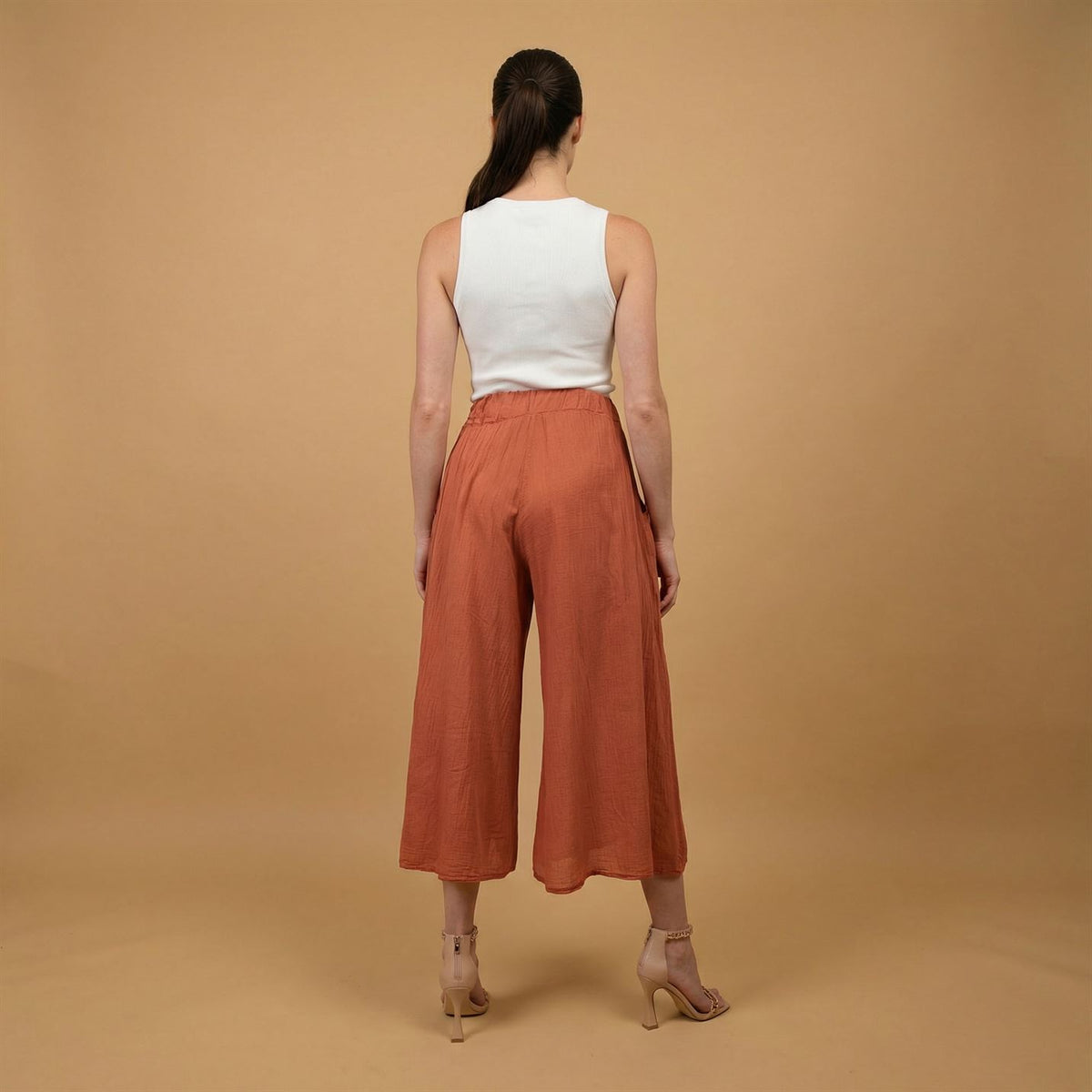 Pantalon ample en coton taille unique  db14576