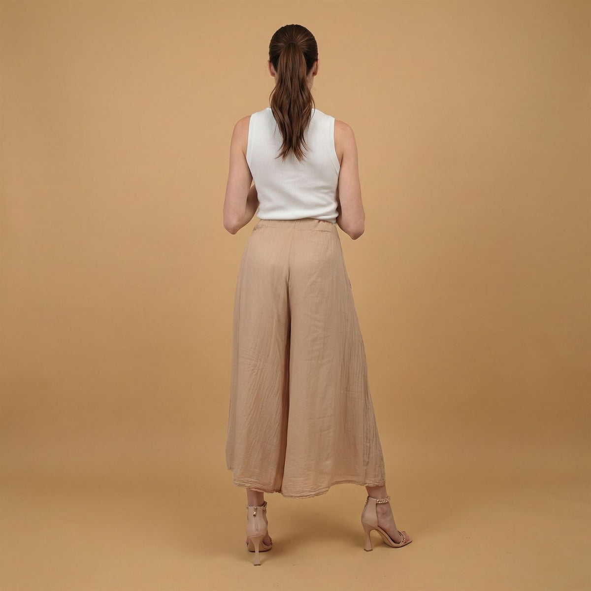 Pantalon ample en coton taille unique  db14576