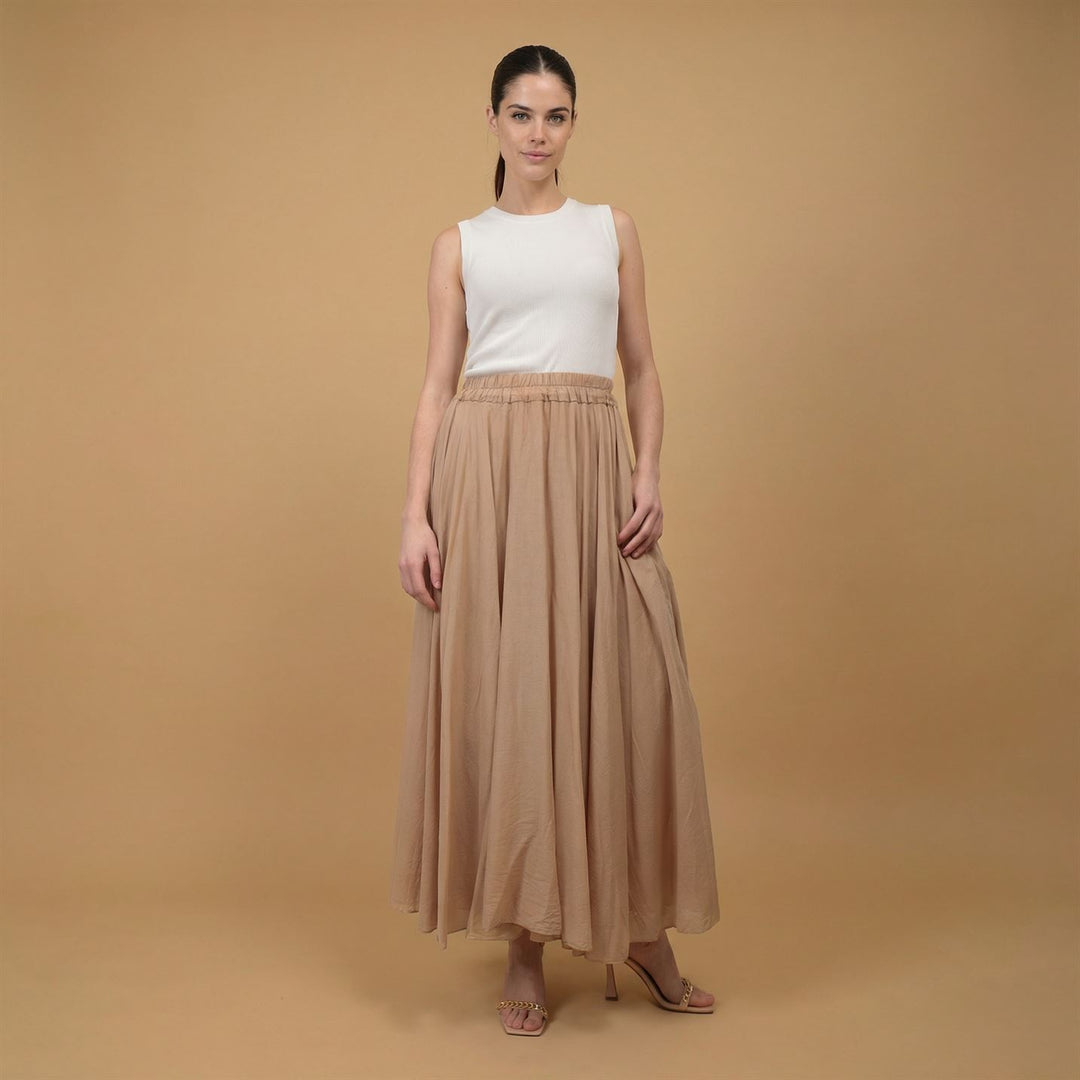 Long cotton voile skirt – DB75152
