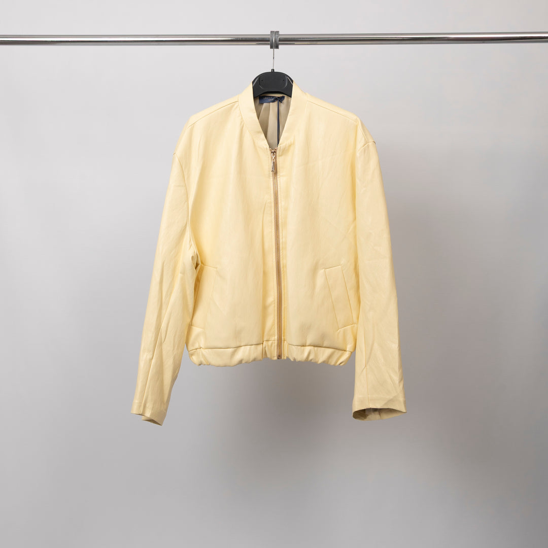 Mao collar jacket with elasticated hem – TDM92925-2 