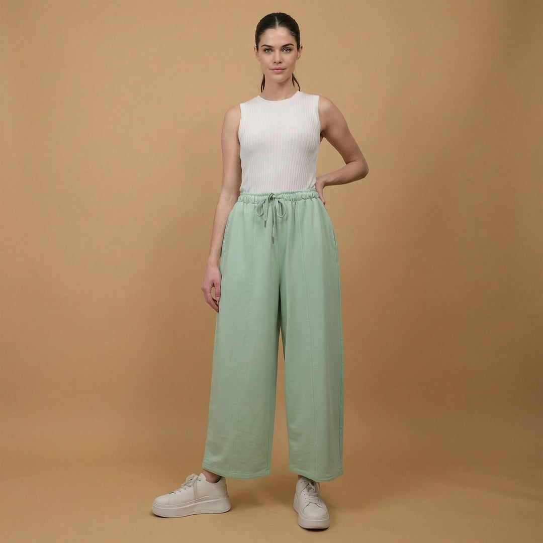 Pantalon large taille élastiquée - CVA825699